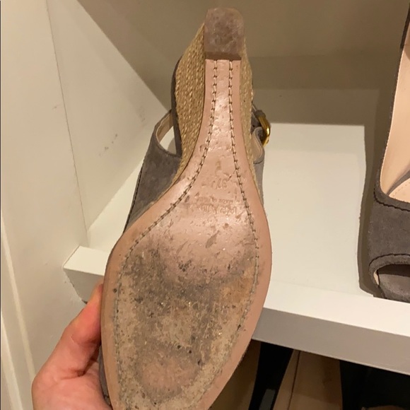 Prada wedge espadrilles 37-1/2 - Picture 3 of 5